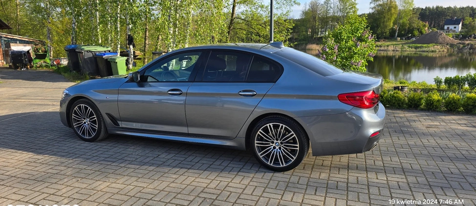 BMW Seria 5 cena 107000 przebieg: 142000, rok produkcji 2017 z Oborniki małe 37